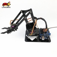 LAHOMIA DIY Robot Mechanical Arm 4 Servos Robot Arm Learning DIY Set Study Toy New
