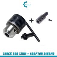 Sambungan Dinamo 775 Ke kepala Bor 13MM Drat Halus Ukuran 5,6,8,10,12 Dinamo Jadi Mesin Bor Duduk