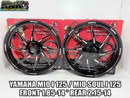 MUTARRU CNC MAGS MC8 14s 8 SPOKES FOR YAMAHA MIO I 125 MIO SOUL I 125 100% THAILOOK
