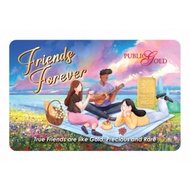 PUBLIC GOLD Bullion Bar 0.5g (Au 999.9) - Friends Forever 👭
