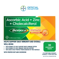 Berocca Immuno 30 Effervesecent Tablets Tube