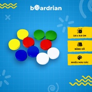 Round Wooden Token (Disc) [10 token/pack] - PnP Board game accessories