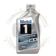 122253 Mobil 1™ Turbo Diesel Truck 5W40 Fully Synthetic Engine Oil 1L