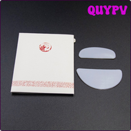 QUYPV รองเท้าเมาส์สำหรับเล่นเกมส์เสือ2เซ็ต/แพ็คสเก็ตสำหรับ Zowie ZA12 ZA11 ZA13 FK1 FK FK2 EC1-A EC2-A EC B EVO AM เท้าสีขาวขอบโค้ง APITV