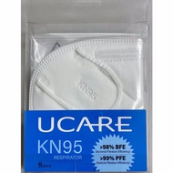 Ucare KN95 5 Ply 3D design soft, comfortable & breathable