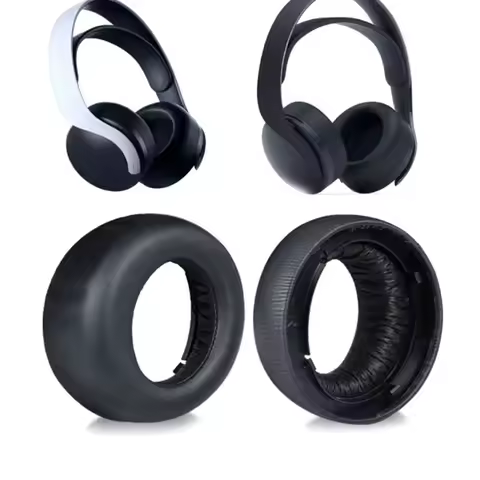 Ear Pads For PS5 PULSE 3D Headset Replacement Earpads Cushions Cover Black PS5PULSE 3D Headphones Re