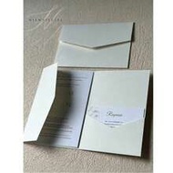 25/50 Tri-Fold Pocket Wedding Invitation Envelopes, Engagement 15th Anniversary Birthday Baptism Sim