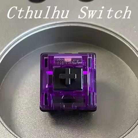 HMX Cthulhu Switch 5Pin HIFI Clacky Linear Switches Factory Lubed 37g 45g 50g Custom Mechanical Keyb