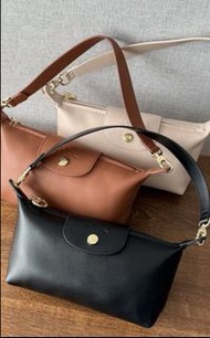 Longchamp Le Pliage Xtra S 經典復古小羊皮單肩包手挽包 (小號)