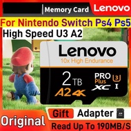 100%Original+Large capacity Lenovo 1TB Ultra Micro SD Card 128GB U3 4K V30 A2 Class 10 UHS-1 Flash C
