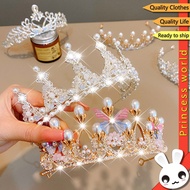 Big Crown Kids Hair Accessories Baby Girl Headband Headdress Children Crystal Princess Crown Birthda