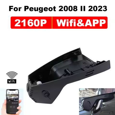 4K HD Wifi DVR For Peugeot 508 5008 508L 4008 2021 2022 ,for Peugeot 2008 II 2023,for Citroen C4 202