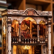 Miniature Theater Model Detailed Craftsmanship 3D Assembly Kit House  Bookend Model Collectible Mini