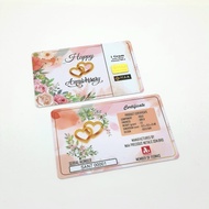 GOLDBAR 999 1GRAM HAPPY ANNIVERSARY + FREEGIFT