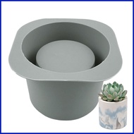 Pot Planter Mold Silicone Planter DIY Succulent Molds Hexagonal Plant Molds Cement Epoxy Flower Pot Square Round jiwph