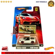 Hot Wheels Ferrari Racer F430 Spider Silver Diecast