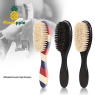 [Pine-t] Wild Boar Bristles Material Dual-Purpose Beard Brush Shaving Set Barber Shop Perfessional T