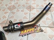 Jual 2nd 99 Knalpot Racing Kawasaki Z800 full titanium Race Fit ori