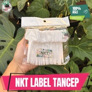 Label Tag Tanaman Hias Bunga Buah TANCAP Tanda Nama Tanggal Tanam Pot