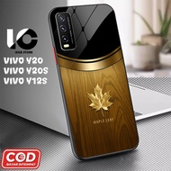HP Softcase VIVO Y20hp VIVO Y20S V2029, V2029 Glossy Case Shiny Glass Casing Protective Mobile Phone