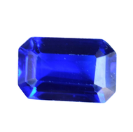 2.10 Ct Natural DBlock Blue Tanzanite Emerald Certified Loose Gemstone