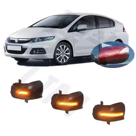 Fit for Honda Insight ZE 2009 2010 2011 2012 Dynamic LED Side Mirror Turn Light Signal Lamp Car Aces