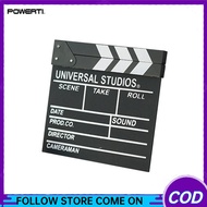 12"x11" Movie Film Clap Board Directors Film Movie Clapperboard Wooden Movie Clapboard Film Clapper 