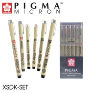 Sakura pigma graphic and brush pen set 6