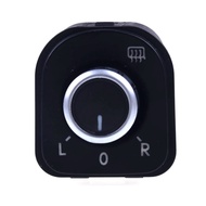 Chrome Power Side Mirror Adjust Switch Knob For vw Jetta MK5 Golf MK5 MK6 Rabbit Eos Passat B6 3C Ti