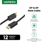 UGREEN DisplayPort 1.2 DP Male to Male Cable 4K 60Hz 2K 144Hz Gold Plated for Monitor PC Laptop 1~5M
