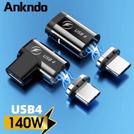 Ankndo USB C Magnetic Cable Connector 8K@60Hz 140W 40Gbps USB C To Type C Fast Charge Data Transmiss