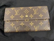 LV經典monogram長銀包