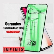 INFINIX CERAMIC CLEAR Ceramic Screen Protector HD/Matte Clear 9H Soft Tempered Glass ANTI BROKEN