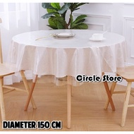 Round Transparent Tablecloth 150cm 180cm / Round Clear Table Cloth 150cm 180cm