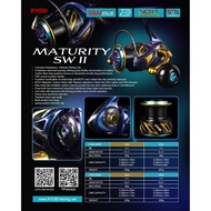 Reel Ryobi Maturity SW II 1000/2000/3000/4000/5000/6000 Power Handle