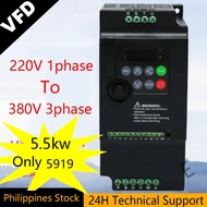 Local INVERTER Mini VFD Inverter Frequency Converter 1.5KW 2.2kw 5.5KW 1 Phase 220V