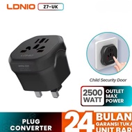 Ldnio Universal Plug Travel Power Socket Adapter UK EU AU CN US 2500Watt Maximum Power Plug Z7