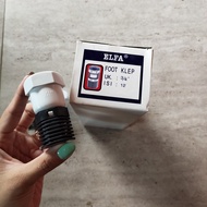 Foot Klep ELFA PVC Tebal 1/2" 3/4" 1" Inch - Foot Valve Tusen Klep Footklep - Saringan Bawah Pompa A