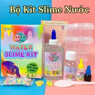 Bộ Kit Làm Slime Nước (Water Slime) 11 Món Đầy Đủ Màu Được Tự Chọn - Nguyên Liệu Làm Slime Trending
