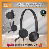 Logitech H340 USB Computer Headset - Black