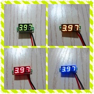 0.93cm Digital Tube Two-Wire 4V-30V Variable Precision Digital Display Digital DC Voltmeter Headband