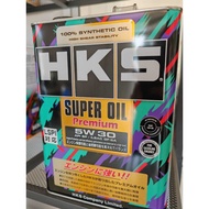 HKS 5W30 4L Fully Synthetic Engine Oil Car Lubricant 5W-30 4Litre Minyak Hitam Enjin