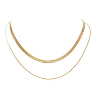 TFY | High-End Layered Titanium Necklace For Women Fashionable Ins Snake Bone Chain Dd9