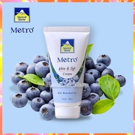 Cream Pemutih Kulit Wajah Pelembab Muka Glowing Cream Metro Tube White & Soft Ekstrak Blueberry 60gr