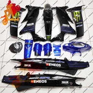 Yamaha 125ZR Cover Set Black Dpbmc Gp Blue Monster GP OEM Dan HLY Original
