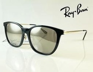 ☆高雄眼鏡站☆全新正品 Ray Ban太陽眼鏡 RB4333D 6507/5A 複合式黃水銀鼻墊款（Luxottica）