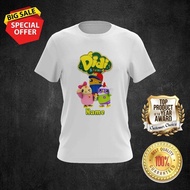 DIDI AND FRIENDS DIDI, NANA, JOJO DESIGN 3 BOLEH TAMBAH NAMA T SHIRT LEHER BULAT UNTUK SEMUA