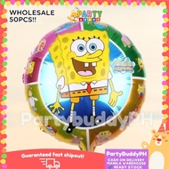 50pcs Spongebob Foil Balloon PartyBuddyPH