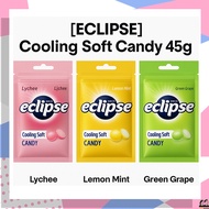[ECLIPSE] Cooling Soft Candy 45g / Lychee · Lemon Mint · Green Grape / Chewy Candy