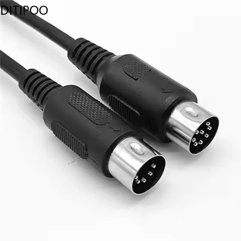 MIDI DIN 5PIN Male to Male Cable MIDI 5 Pin DIN Plug to 5 Pin DIN Audio Extension Male Cable din-5pi